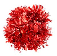 ŁAŃCUCH CHOINKOWY 2 m girlanda GWIAZDKI gęsty 12cm CZERWONY