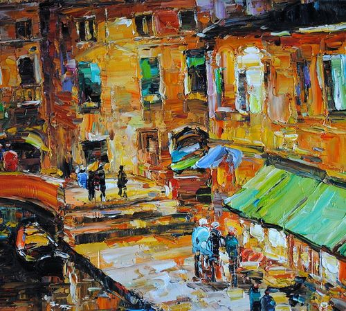 Wenecka uliczka (50x75cm) na Arena.pl