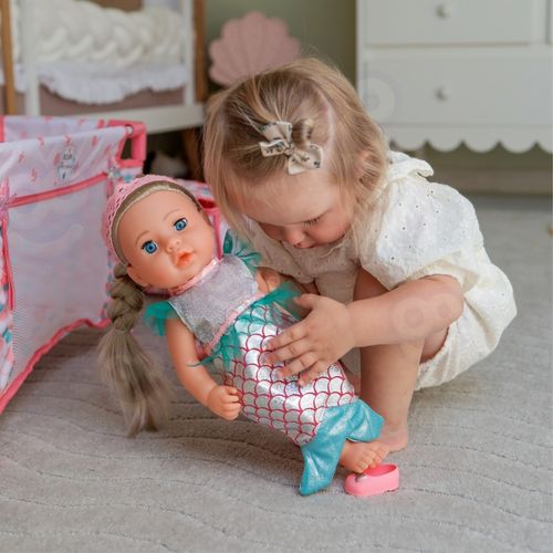 WOOPIE ROYAL Lalka Bobas 36 cm Syrenka Interaktywna Zestaw XXL Opiekunka 18w1 na Arena.pl