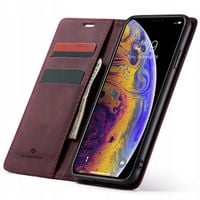 ELEGANCKIE ETUI Z KLAPKĄ SPACECASE WALLET CASE SKÓRZANE DO IPHONE XS MAX