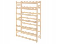 Regał na wino drewniany stojak na 42 butelek półka