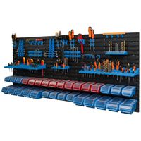 Tablica warsztatowa narzędzia 173,3x78cm 30 kuwet