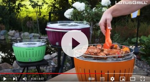 GRILL WĘGLOWY BEZDYMNY LOTUSGRILL PRZENOŚNY OGRODOWY STANDARD PLUS TORBA na Arena.pl