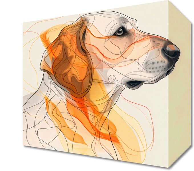 Obraz 20x20cm Kontur Profilowego zdjęcie 1