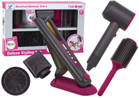 Zestaw Fryzjerski Suszarka Prostownica Szczotka Końcówki Wymienne