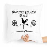 Poduszka Prezent Dla Prawnika Najlepszy We Wsi Z Nadrukiem Ze Zdjęciem