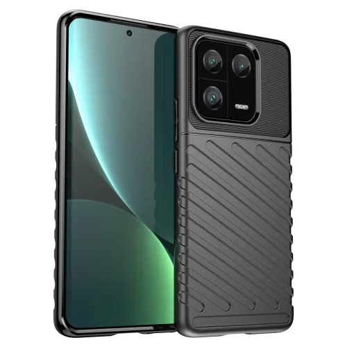 Thunder Case etui do Xiaomi 13 Pro silikonowy pancerny pokrowiec czarne na Arena.pl
