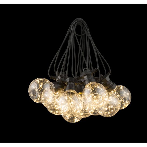 Łańcuch ze światełkami 7,5m 10 LED 4,2W IP44 ciepła zdjęcie 1