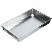 BLACHA FORMA DO PIECZENIA OCYNOWANA 40x25x6cm