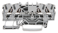 Wago złączka 4-przewodowa przelotowa na szynę DIN 2,5mm2 2002-1401 1szt