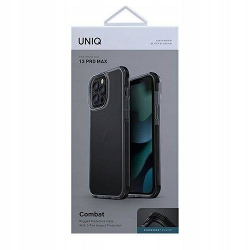 ETUI DO IPHONE 13 PRO MAX UNIQ COMBAT CARBON BLACK na Arena.pl