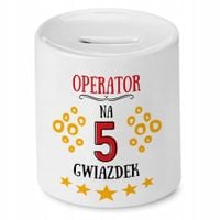 Dla Operatora Skarbonka Na Urodziny Na Prezent Z Nadrukiem Ze Zdjęciem