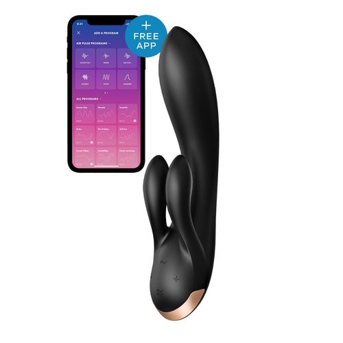 Wibrator Podwójnej Stymulacji Satisfyer Flex Czarny na Arena.pl