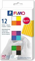 Zestaw masy termoutwardzalnej FIMO Basic 12x25g Staedtler