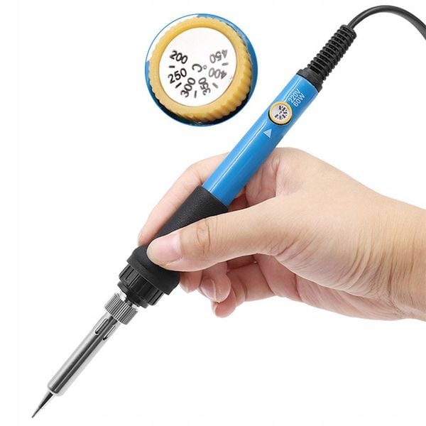 Lutownica ZESTAW NARZĘDZI DO LUTOWANIA 40 ELEMENTÓW MULTIMETR 6 GROTÓW CYNA zdjęcie 8