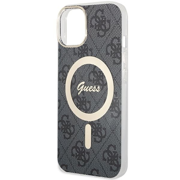 Etui Guess do iPhone 15 Plus, iPhone 14 Plus, Czarny, MagSafe zdjęcie 5