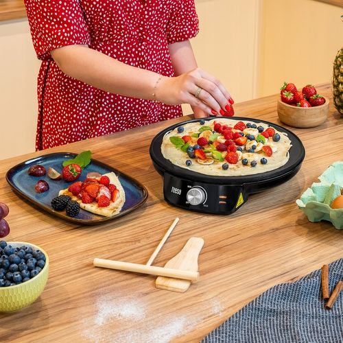 Naleśnikarka patelnia elektryczna do naleśników Teesa 30cm 1200W MOCNA na Arena.pl