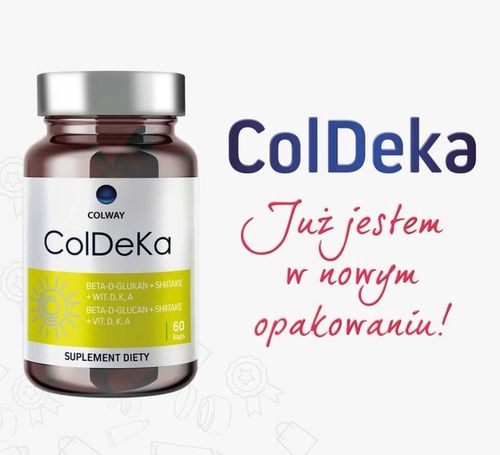 ____ColDeKa____Colway Witaminy D3 K2 A SHIITAKE + BETA D GLUKAN 60 kapsułek na Arena.pl