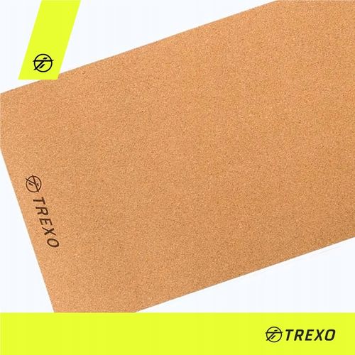 Mata do ćwiczeń jogi TREXO Korkowa TPE 6 mm na Arena.pl