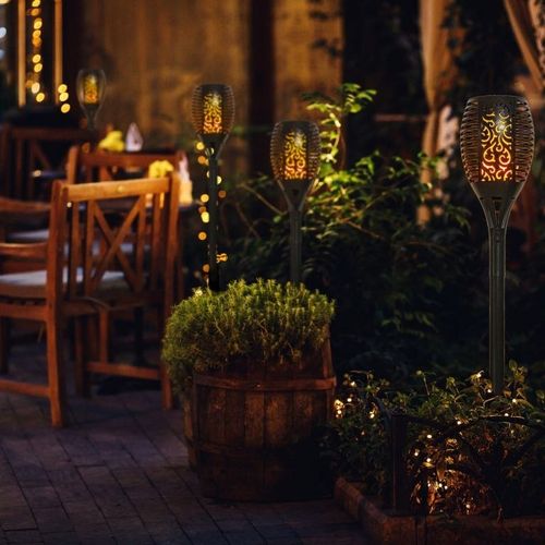 VOLTRONIC Zestaw lamp solarnych 51 LED, 4 szt na Arena.pl