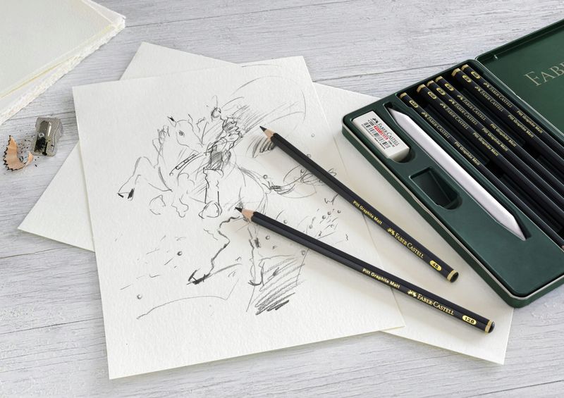 Ołówek artystyczny Pitt Graphite Matt zdjęcie 13