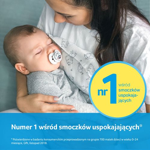 LOVI Smoczek silikonowy dynamiczny 6-18m 2 szt  Wild Soul Boy na Arena.pl