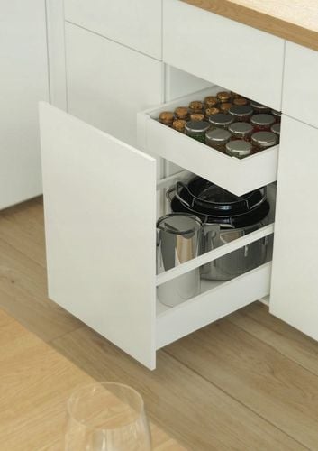 SZUFLADA GTV 500D1 AXIS PRO B. WYSOKA L500 H199 BIAŁA CICHY DOMYK na Arena.pl