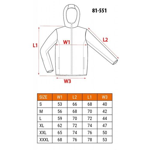 kurtka softshell z kapturem odpinanym, rozmiar s - t n81-551s na Arena.pl