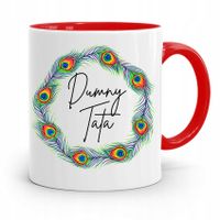 Kubek Czerwony Dla Taty Ojca Dumny Tata Prezent Z Nadrukiem Ze Zdjęciem