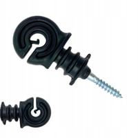 IZOLATORY DO DRUTU LINKI PLECIONKI PASTUCH ELEKTRYCZNY WKRĘT 6 MM - 100 SZT