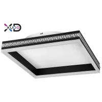 Żyrandol LED 46W 4000K 40x40cm czarny do wnętrz