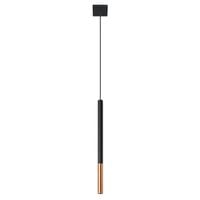 Lampa wisząca MOZAICA 1 czarny/miedź