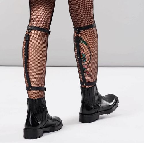 Bijoux Indiscrets - MAZE Back Leg Garter Black na Arena.pl