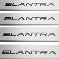 Listwa progowa HYUNDAI ELANTRA MK6 Stal nierdzewna 304 mat 4szt