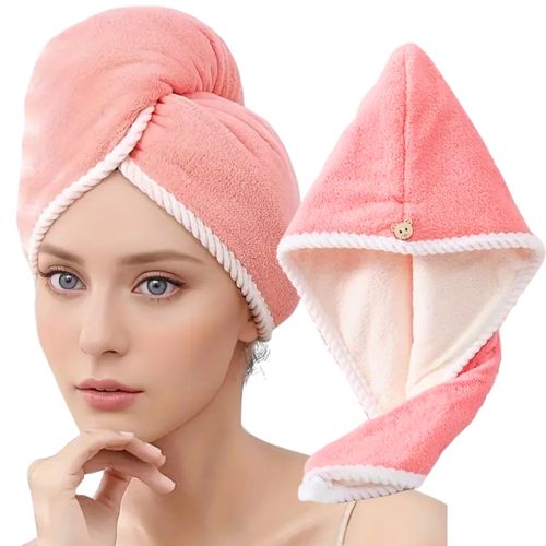 RĘCZNIK DO WŁOSÓW TURBAN Z MIKROFIBRY DWUSTRONNY na Arena.pl