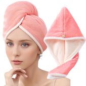 RĘCZNIK DO WŁOSÓW TURBAN Z MIKROFIBRY DWUSTRONNY