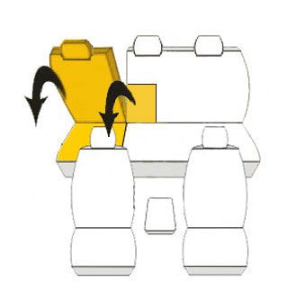 Pokrowce MIAROWE do FORD KUGA 2 FL od 16r. P1 zdjęcie 3