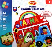 DUMEL DISCOVERY PUZZLE DZWIĘKI WOKÓŁ NAS FARMA