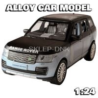 Metalowy model samochodu w skali 1:24 Range Rover SUV Czarny NAPĘD PREZENT