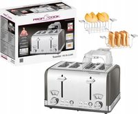 TOSTER NA 4 KROMKI PROFICOOK PC-TA ANTRACYT