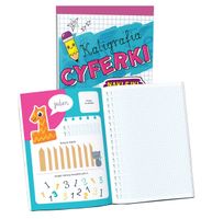 kaligrafia cyferki z naklejkami martel