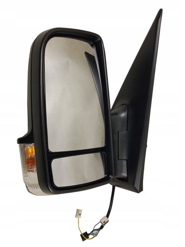 Lusterko LEWE Mercedes Sprinter 907 910 2018- 3 kostki Elektryczne 9 kabli Krótkie Ogrzewane A9108107902 Sprinter III W907 W910 2018-2023 Chłodnia Kontener Laweta Plandeka 9108107902 Wywrotka Electric Heated Arm na Arena.pl