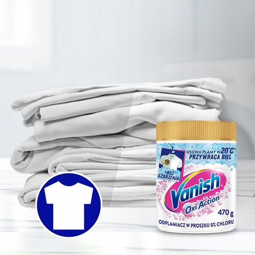 Vanish Oxi Action Odplamiacz do koloru i bieli 2 x 470 g na Arena.pl