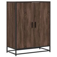 Szafka na buty, brązowy dąb, 75x38x97,5 cm