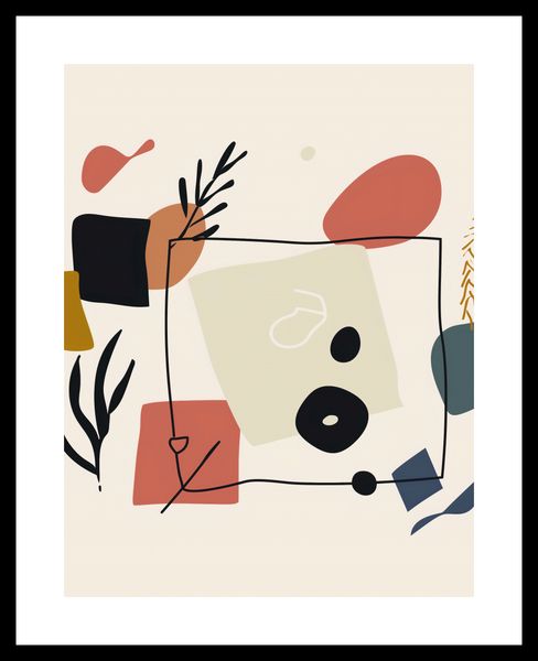 Plakat 50x65cm Abstrakcyjny Dialog zdjęcie 3