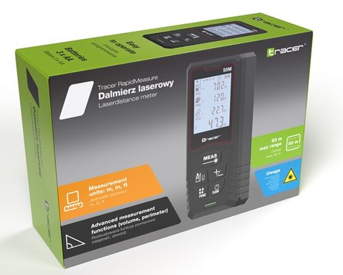 Dalmierz laserowy TRACER RapidMeasure Czarny na Arena.pl
