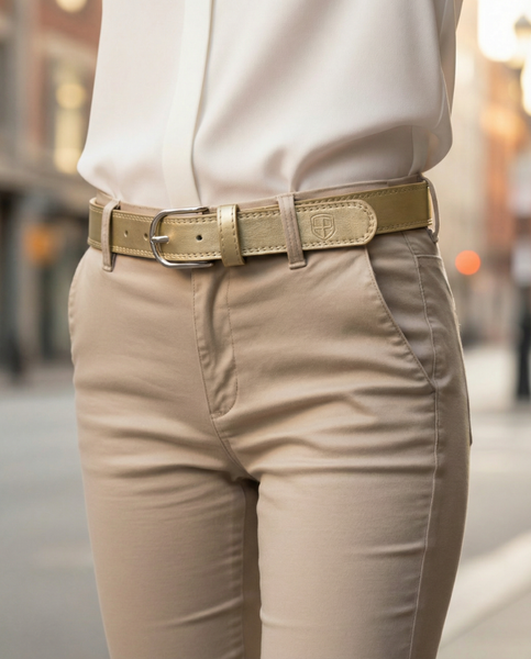 pasek wąski ptn stu-07s3-100-4075 beige zdjęcie 2