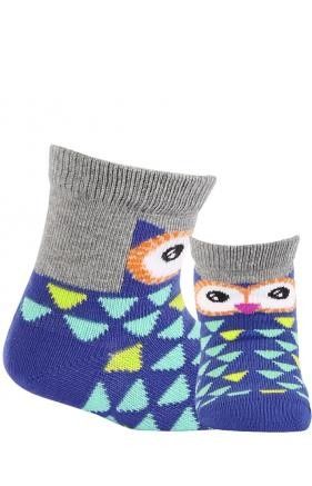 SKARPETKI WZOROWANE 0-2 LATA 18-20 wzór - dziewczynka na Arena.pl