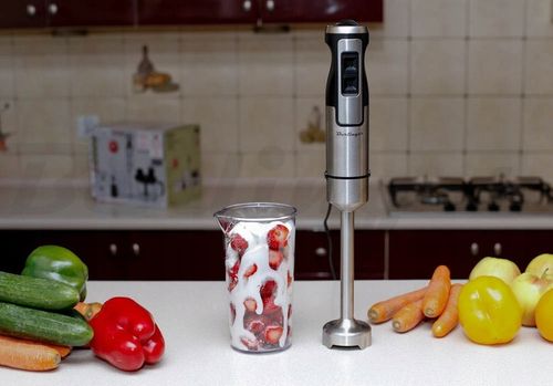 Blender ręczny robot kuchenny 1400W metalowy mikser, trzepaczki na Arena.pl
