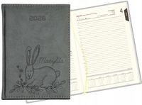 GRAWEROWANY KALENDARZ planer A5 2026 personalizacja dużo wzorów + imię